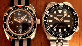 Vostok Amphibia vs Seiko SKX007 [upl. by Nima737]