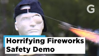 The Governments Horrifying New Fireworks Safety Demonstration [upl. by Jessen772]