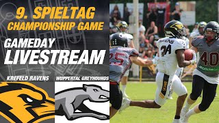 Krefeld Ravens vs Wuppertal Greyhounds  Championship Game  American FootballOberliga NRW [upl. by Awram]