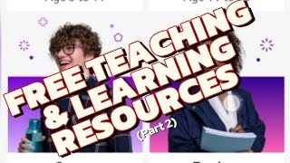 Free teaching and and learning resources part 2  Early years to PostGCSESecondary [upl. by Consuelo865]