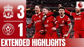 Nunez Mac Allister amp Gakpo win it at Anfield Liverpool 31 Sheffield United  Extended Highlights [upl. by Higginbotham]