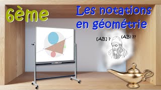 Maths collège  Crochets Parenthèses  tout sur la notations et les codages en géométrie [upl. by Kennie]