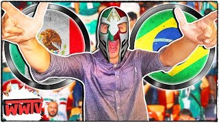 Alemanes Apoyando a MÉXICO VS Brasil EN VIVO 🔥 Mundial Rusia 2018 ✌ WeroWeroTV [upl. by Lehcir]