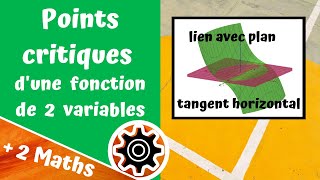 Points critiques dune fonction de deux variables [upl. by Akimet]