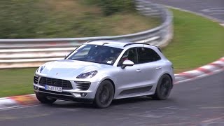 2015 Porsche Macan GTS testing on the Nurburgring [upl. by Obelia]