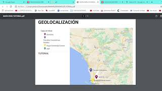 TUTORIAL PARA GEOLOCALIZACION  google maps [upl. by Tiffie]