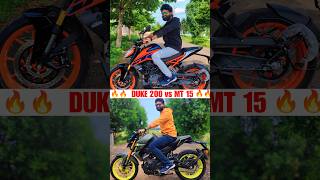 Yamaha MT15 vs KTM Duke200 ఏ బైక్ కొనాలి QampA 57 suniltechhknowledge [upl. by Aneeras802]