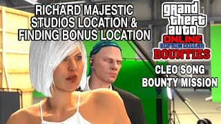 RICHARDS MAJESTIC STUDIOS LOCATION MOST WANTED CLEO SONG MISSIONBOTTOM DOLLAR BOUNTIES GTA ONLINE [upl. by Mlehliw]