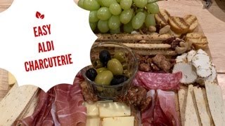 Easy Aldi Charcuterie  Simple Meat And Cheese Board  Aldi Deals  John Eats Cheap [upl. by Enaz]