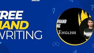 English free hand writing rules part 3 [upl. by Arres]