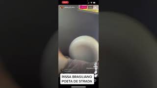 RISSA POETA CONTRO IL BRASILIANO LO MENA E RISCHIA DI ESSERE IMP1CC4T0 IN LIVE STORY [upl. by Aedrahs]