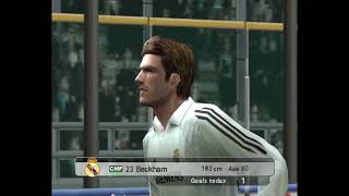 WINNING ELEVEN 9 l DAVID BECKHAM BEAUTIFUL FREE KICK GOALS VS LAZIO [upl. by Inga]