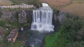 Cachoeira Majestosa em Água Doce SC Uma Perspectiva Aérea [upl. by Toombs]