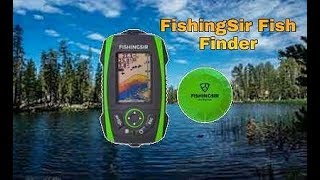 Fishingsir Portable Fish Finder BETTER Than Deeper [upl. by Eidak29]