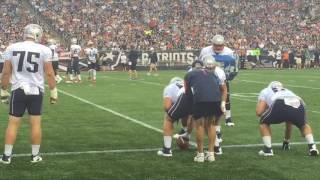 Dante Scarnecchia coaches Oline during training camp drills [upl. by Lucilla732]