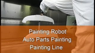 Painting Robot  Auto Parts Painting  Painting Line [upl. by Eilzel447]