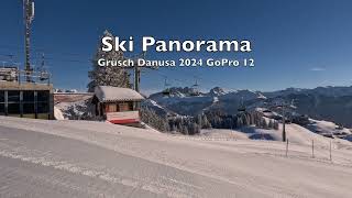 Ski Panorama Switzerland Grüsch Danusa GoPro 12 [upl. by Aekin]