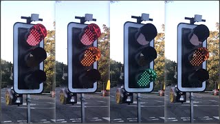 Braintree Notley Road JO Godlings Way Nissen LZA 500 Temporary Traffic Lights [upl. by Atiken]