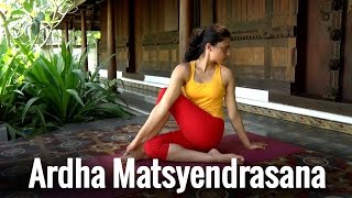 Ardha Matsyendrasana Yogasana [upl. by Heida]