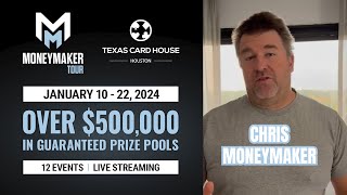 Moneymaker Tour is Coming To Texas Card House Houston [upl. by Yonita]