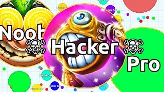 NOOB vs PRO vs HACKER in Agario [upl. by Esil]