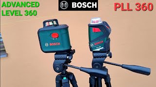 Lineárny laser zelený vs červený  Bosch Advanced LEVEL 360 je lepší ako Bosch PLL 360 [upl. by Tahmosh]