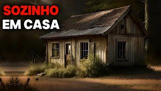 8 HISTÓRIAS DE TERROR  SOZINHO EM CASA [upl. by Ydnolem]