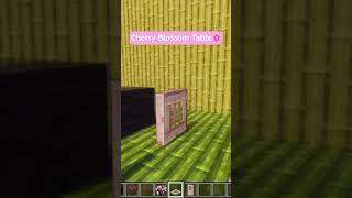 Minecraft Cherry Blossom Table🌸 shorts minecraft [upl. by Veronica412]