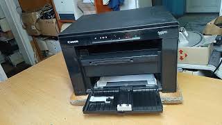 Canon iSENSYS MF3010 Test PageReportTotal Page Counter [upl. by Floro]