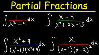 Integration By Partial Fractions [upl. by Carolynn]