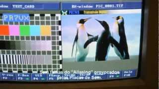 PR7VX  SSTV com Modem HamCom [upl. by Ytsim]