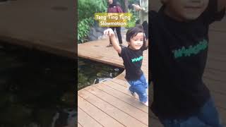 Tang Ting Tung Slowmotion bersama family familyvlog tangtingtung seruseruan shorts short [upl. by Okomot32]