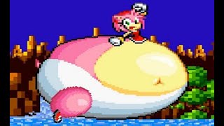 Bottom Heavy Amy Rose Sonic Fangame shorts [upl. by Brabazon]