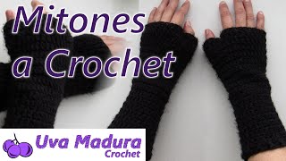 🧤GUANTES sin dedos 🥊MITONES Tejidos a CROCHET Ganchillo Tutorial paso a paso ¡Regalo PERFECTO [upl. by Nortal]