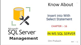 Insert into Select Statement in SQL Server [upl. by Arvid]