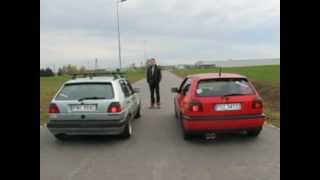 golf mk2 20 2e vs golf mk3 20 GTI [upl. by Incrocci]