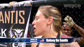 BEST MMA FIGHTS  ALLANA JONES Vs KELSEY De SANTIS [upl. by Aizirk]