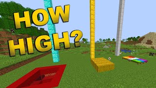 What height you can survive at in minecraft [upl. by Arraeis]