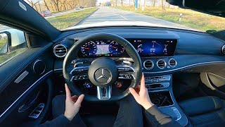 2023 MercedesBenz E 53 AMG  pov test drive mercedesamg amg e53amg testdrive mercedes [upl. by Airol]