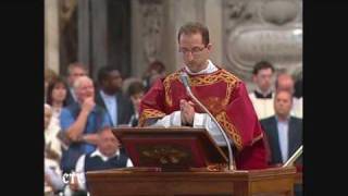 Benedetto XVI  Canto del Vangelo  Messa di Pentecoste 2009 [upl. by Older224]