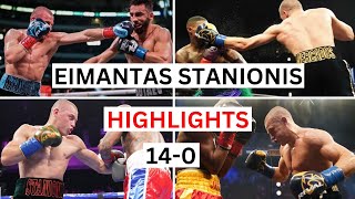 Eimantas Stanionis 140 Highlights amp Knockouts [upl. by Ahsiadal]