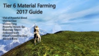 GW2 Tier 6 Materials 2017 Guide to Farming T6 Materials for Gift of Fortune and Mystic Tribute [upl. by Niarfe]