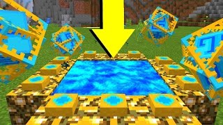 NEW PORTAL IN MINECRAFT PE MCPE Aether addon [upl. by Cristin]