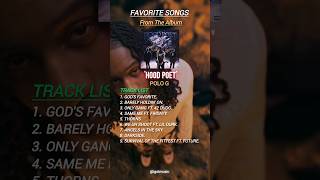 Polo G quotHOOD POETquot newalbum rap [upl. by Enajyram]