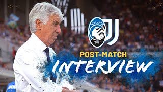 7ª SerieATIM  AtalantaJuventus 00  Gasperini quotMolto soddisfatto della prestazionequot  ENG SUB [upl. by Sulrac]