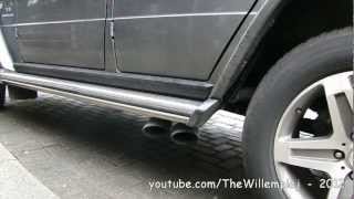 Mercedes G55 AMG LOUD Revvs amp Acceleration vs Porsche Cayenne GTS Loud sound [upl. by Valenza]