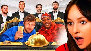 Freya Reacts to KSI amp W2S CONTROL THE SIDEMEN FOR A DAY [upl. by Nnylsia]