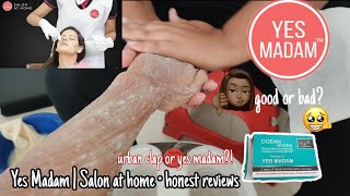 Yes Madam Salon service  Honest Review  what is better urban company or yes madam [upl. by Nagyam379]