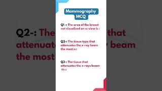 Mammography test  Mammography interview questionsviralshorts education trendingshorts radiology [upl. by Abbi]