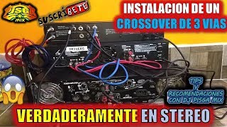 Haz un💥 VERDADERO 😱SONIDO STEREO Y MONOSTEREO😲👍 con un CROSSOVER de 3 VIAS [upl. by Donni476]